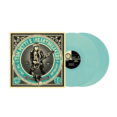 TOM PETTY & THE HEARTBREAKERS - THE LIVE ANTHOLOGY FROM THE VAULTS VOL. 1 VINYL (SUPER LTD. 'RSD BF' HAND-NUMBERED FOIL-STAMPED ED. TURQUOISE BLUE 2LP)
