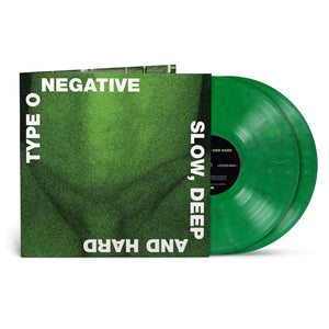 TYPE O NEGATIVE - SLOW DEEP AND HARD VINYL RE-ISSUE (LTD. 'ROCKTOBER' ED. GREEN & BLACK 2LP GATEFOLD)