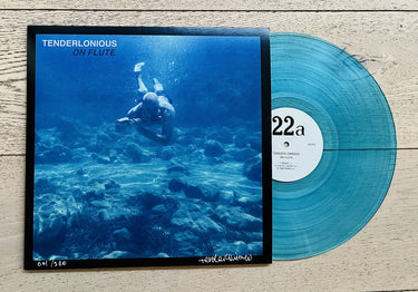 TENDERLONIOUS - ON FLUTE VINYL RE-ISSUE (SUPER LTD. SIGNED & HAND-NUMBERED ED. BLUE CURACAO TRANSPARENT)