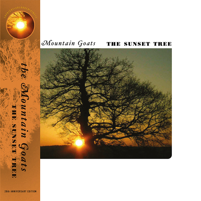 THE MOUNTAIN GOATS - THE SUNSET TREE VINYL (LTD. 20TH ANN. REMASTER ED. APRICOT W/ OBI-STRIP)