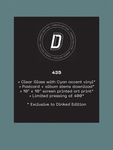 UGLY - THE SOUTH FAÇADE VINYL (SUPER LTD. 'DINKED' ED. CLEAR GLASS W/ CYAN ACCENT + POSTCARD & SCREEN PRINTED ART PRINT)