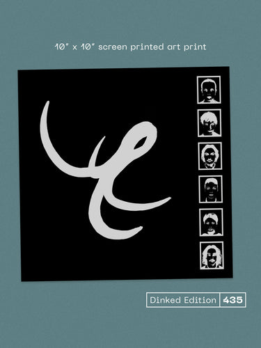 UGLY - THE SOUTH FAÇADE VINYL (SUPER LTD. 'DINKED' ED. CLEAR GLASS W/ CYAN ACCENT + POSTCARD & SCREEN PRINTED ART PRINT)