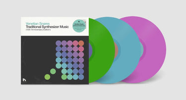 VENETIAN SNARES - TRADITIONAL SYNTHESIZER MUSIC VINYL (LTD. 10TH ANN. ED. GREEN, BLUE & PINK 3LP)