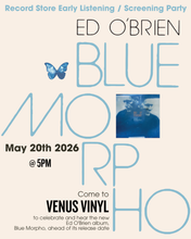 ED O'BRIEN - BLUE MORPHO VINYL (LTD. ED. GATEFOLD VARIANTS + TOTE BAG, STICKERS & ART PRINT)