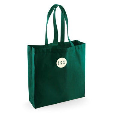 VENUS VINYL x FLORENCE POPPY DENNIS SHOPPER BAG (LTD. ED. ECO HAND SCREEN-PRINTED 100% ORGANIC COTTON CANVAS)