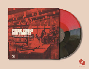 WARRINGTON-RUNCORN NEW TOWN DEVELOPMENT PLAN - PUBLIC WORKS AND UTILITIES VINYL (LTD. ED. TRANSPARENT RED & BLACK)