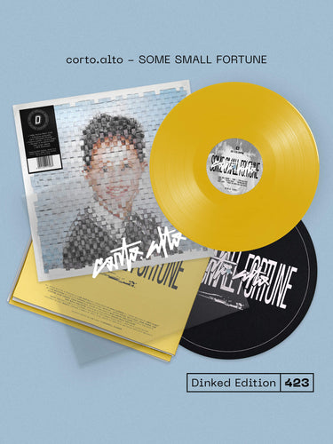 corto.alto - SOME SMALL FORTUNE VINYL (SUPER LTD. 'DINKED' ED. 'YELLOW PEARL' LP + SLIPMAT & POSTER W/ SCREEN-PRINTED PVC SLEEVE)