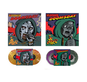 MF DOOM - OPERATION: DOOMSDAY VINYL (SUPER LTD. 25TH ANN. 'RSD BLACK FRIDAY' ED. GOLD NUGGET W/ RED SPLATTER 2LP /OR/ SILVER W/ PURPLE & GREEN 2LP)