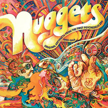 NUGGETS: ORIGINAL ARTYFACTS FROM THE FIRST PSYCHEDELIC ERA (1965-1968), VOL. 1 (VARIOUS ARTISTS) VINYL RE-ISSUE (LTD. ED. RED + YELLOW PSYCHEDELIC SPLATTER 2LP GATEFOLD)