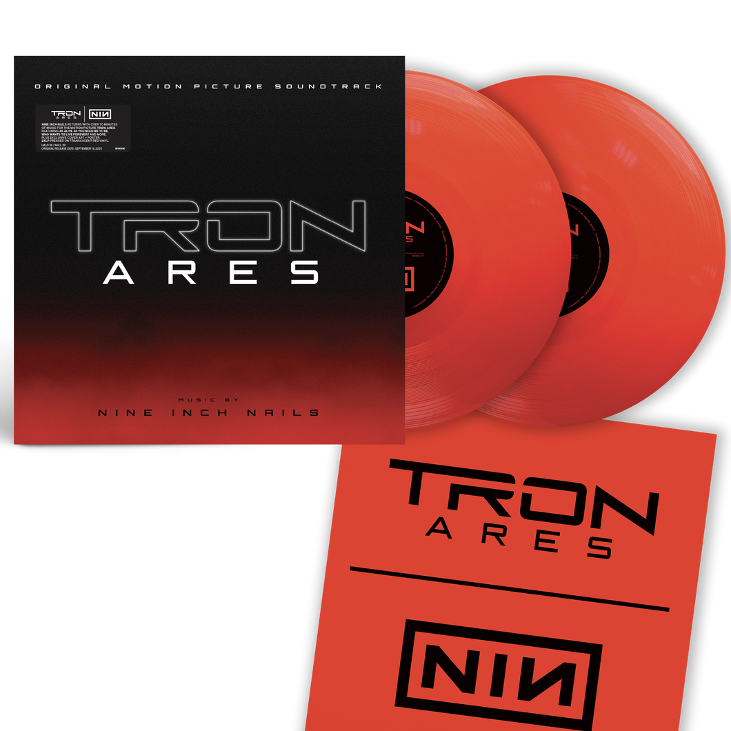 NINE INCH NAILS - TRON: ARES SOUNDTRACK VINYL (LTD. INDIES ED. 2LP VARIANTS W/ ALT COVER + POSTER)