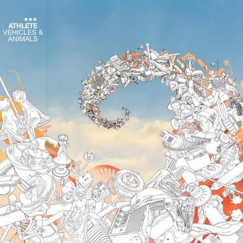 ATHLETE - VEHICLES & ANIMALS VINYL (LTD. 20TH ANN. ED. TURQUOISE 2LP GATEFOLD W/ OBI-STRIP)