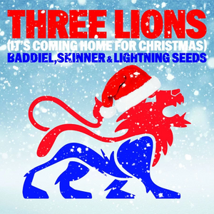 BADDIEL, SKINNER & LIGHTNING SEEDS - THREE LIONS (IT'S COMING HOME FOR CHRISTMAS) VINYL (LTD. ED. WHITE 7")