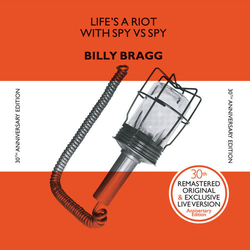 BILLY BRAGG - LIFE'S A RIOT WITH SPY VS SPY VINYL (SUPER LTD. ED. 'RECORD STORE DAY' NUMBERED GOLD)