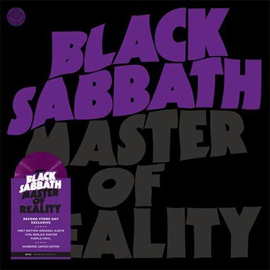 BLACK SABBATH - MASTER OF REALITY VINYL (SUPER LTD. ED. 'RECORD STORE DAY' NUMBERED PURPLE LP + POSTER)