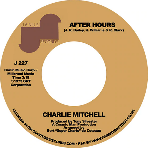 CHARLIE MITCHELL - AFTER HOURS / LOVE DON'T COME EASY VINYL (SUPER LTD. ED. 'RECORD STORE DAY' 7