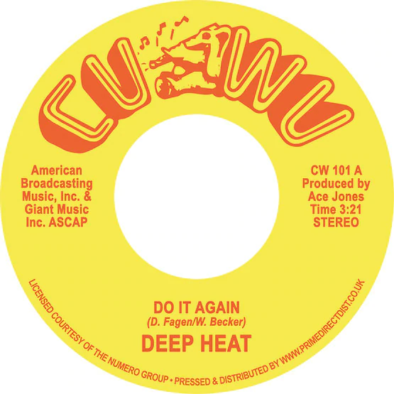 DEEP HEAT - DO IT AGAIN / SHE'S A JUNKIE (WHO'S THE BLAME) VINYL (SUPER LTD. ED. 'RECORD STORE DAY' 7