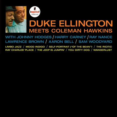 DUKE ELLINGTON & COLEMAN HAWKINS - DUKE ELLINGTON MEETS COLEMAN HAWKINS VINYL RE-ISSUE (LTD. ED. ACOUSTIC SOUND SERIES)