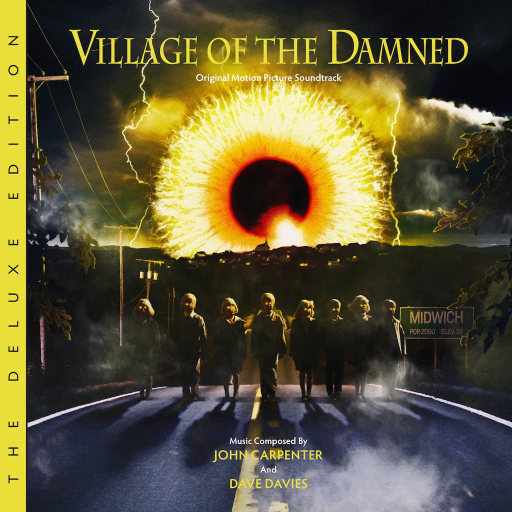 DAVE DAVIES & JOHN CARPENTER - VILLAGE OF THE DAMNED (ORIGINAL MOTION PICTURE SOUNDTRACK) (SUPER LTD. ED. 'RECORD STORE DAY' ORANGE HAZE 2LP VINYL)