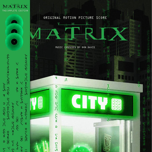 THE MATRIX - THE COMPLETE EDITION (DON DAVIS) VINYL (SUPER LTD. ED. 'RECORD STORE DAY' GLITTER-INFUSED GREEN 3LP)