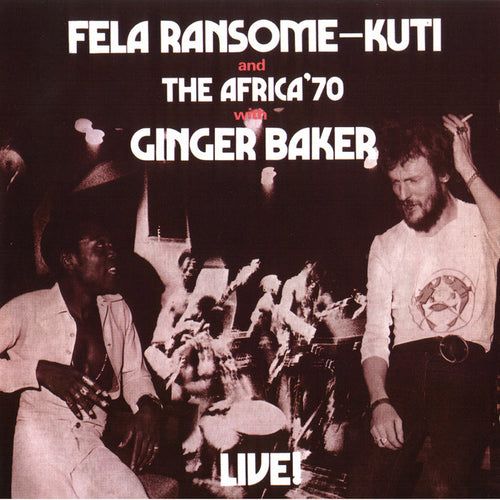 FELA KUTI - LIVE WITH GINGER BAKER VINYL (LTD. 50TH ANN. ED. RED 2LP)