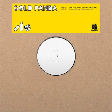 GOLD PANDA - I'VE FELT BETTER (DANIEL AVERY REMIX) / PLASTIC FUTURE (SKEE MASK REMIX) VINYL (12
