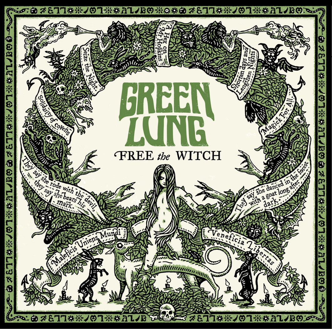 GREEN LUNG - FREE THE WITCH VINYL RE-PRESS (LTD. ED. GREEN)