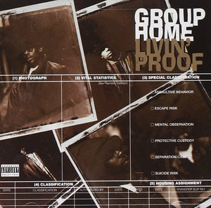 GROUP HOME - LIVIN' PROOF VINYL RE-ISSUE (2LP)