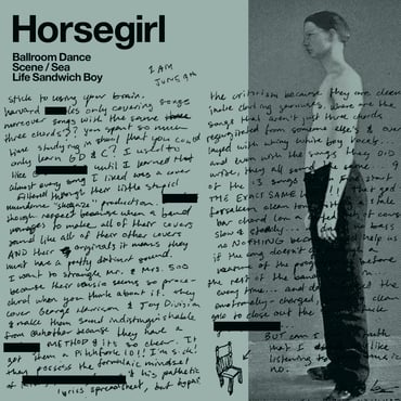 HORSEGIRL - BALLROOM DANCE SCENE / SEA LIFE SANDWICH BOY VINYL RE-PRESS (LTD. ED. BROWN 7