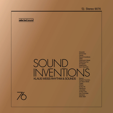 KLAUS WEISS RHYTHM AND SOUNDS - SOUND INVENTIONS VINYL RE-ISSUE (LP)