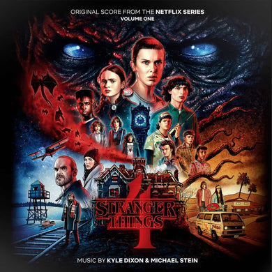 STRANGER THINGS 4: VOLUME 1 (ORIGINAL SCORE FROM THE NETFLIX SERIES) (KYLE DIXON & MICHAEL STEIN) VINYL (LTD. ED. CLEAR & BLUE 2LP GATEFOLD)