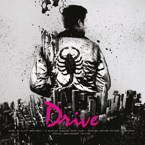 DRIVE OST (CLIFF MARTINEZ) VINYL (LTD. 10TH ANNIVERSARY ED. BLUE + PINK MARBLE 2LP)