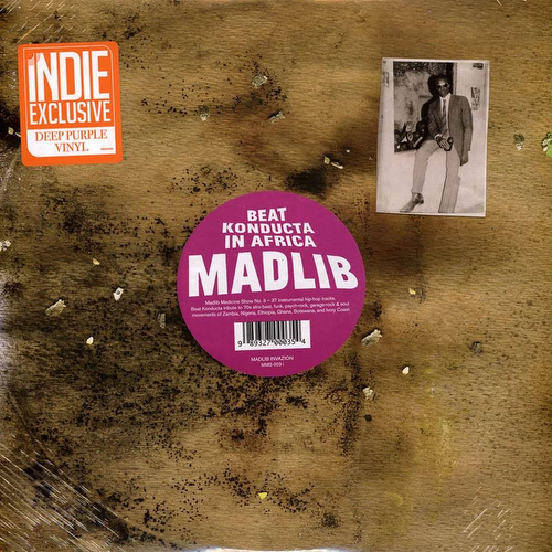 MADLIB - MEDICINE SHOW VOL 3: BEAT KONDUCTA IN AFRICA VINYL RE-ISSUE (LTD. ED. DEEP PURPLE 2LP)