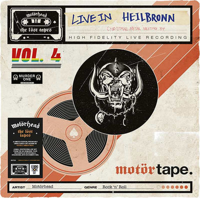 MOTÖRHEAD - LOST TAPES VOL.4 VINYL (SUPER LTD. 'RECORD STORE DAY' ED. AMBER 2LP)