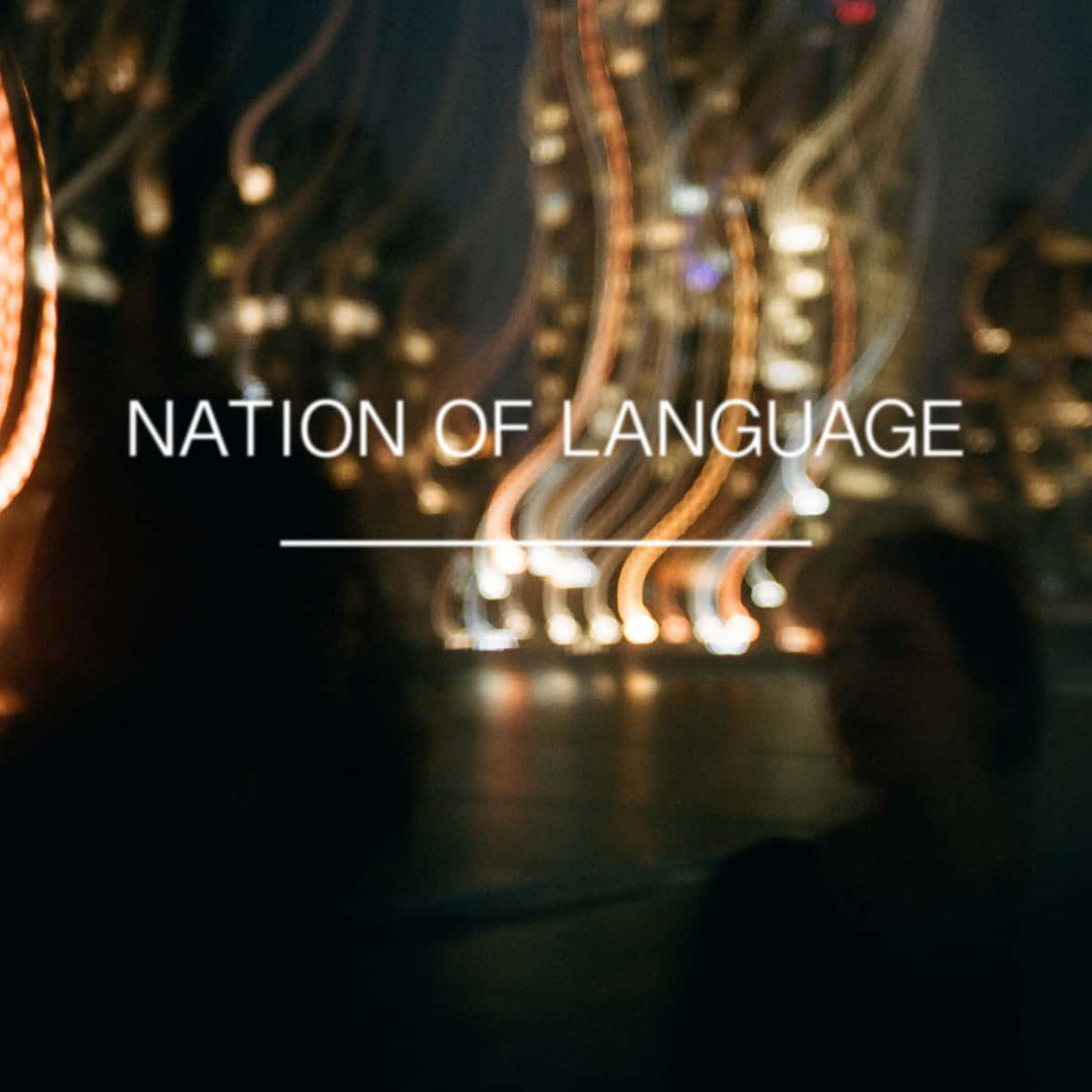 NATION OF LANGUAGE - FROM THE HILL VINYL (7