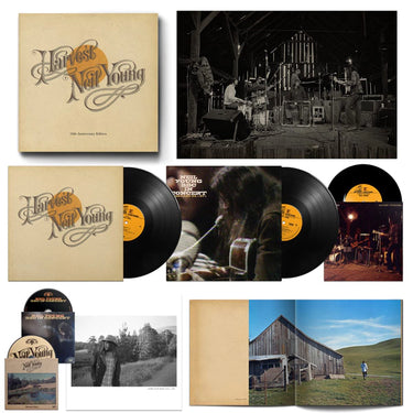 NEIL YOUNG - HARVEST VINYL (LTD. 50TH ANN. ED. 2LP + 7" + 2 DVD BOXSET)