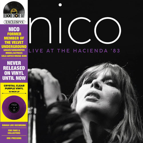 NICO - LIVE AT THE HACIENDA '83 VINYL (SUPER LTD. ED. 'RECORD STORE DAY' PURPLE)