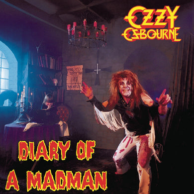 OZZY OSBOURNE - DIARY OF A MADMAN VINYL (LTD. 40TH ANNIVERSARY ED. RED SWIRL)