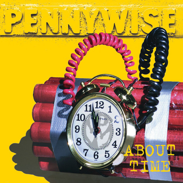 PENNYWISE - ABOUT TIME VINYL RE-ISSUE (LTD. ED. YELLOW W/ RED SPLATTER)