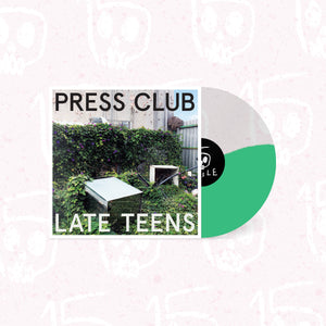 PRESS CLUB - LATE TEENS VINYL RE-ISSUE (SUPER LTD. ED. HALF&HALF MINT/CLEAR HAND-NUMBERED)