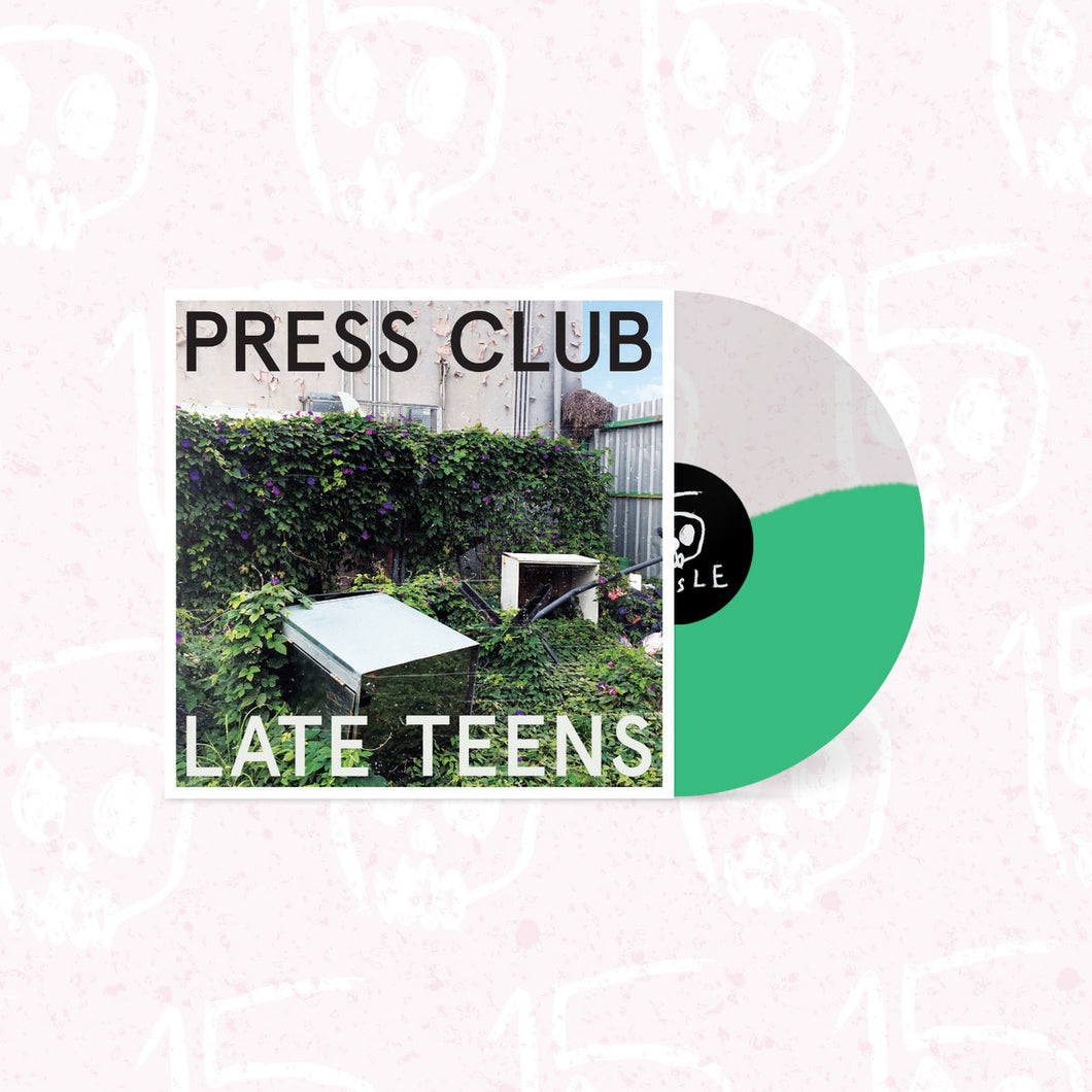 PRESS CLUB - LATE TEENS VINYL RE-ISSUE (SUPER LTD. ED. HALF&HALF MINT/CLEAR HAND-NUMBERED)