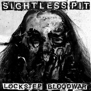 SIGHTLESS PIT - LOCKSTEP BLOODWAR VINYL (LTD. ED. TRANSLUCENT RED W/ BLACK SWIRLS)
