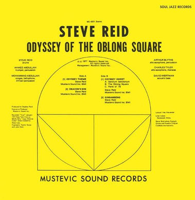 STEVE REID - ODYSSEY OF THE OBLONG SQUARE VINYL RE-ISSUE (LTD. ED. GOLD)