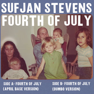 SUFJAN STEVENS - FOURTH OF JULY VINYL (LTD. ED. OPAQUE RED 7")