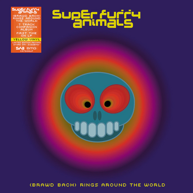 SUPER FURRY ANIMALS - RINGS AROUND THE WORLD, B-SIDES VINYL (SUPER LTD. ED. 'RECORD STORE DAY' YELLOW)