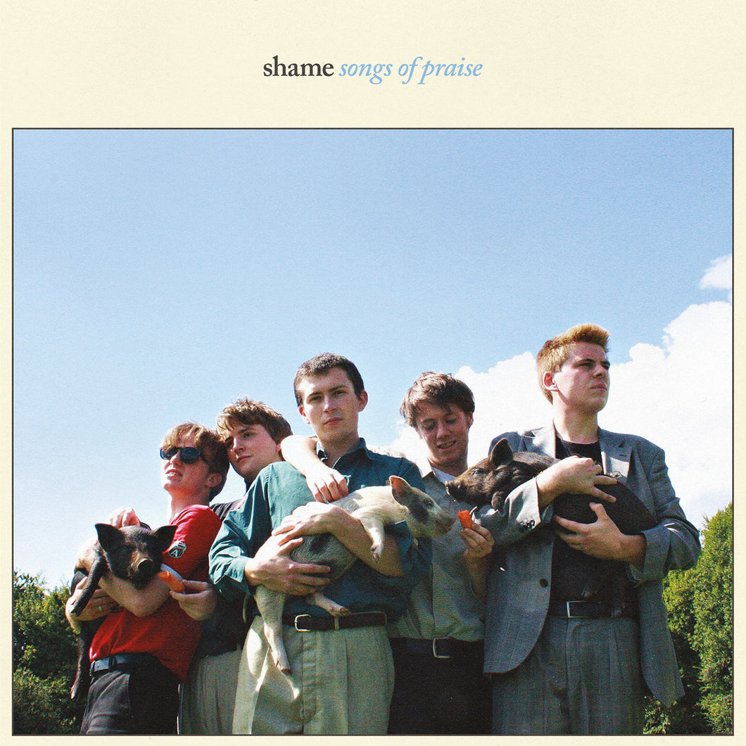 SHAME - SONGS OF PRAISE VINYL (SUPER LTD. ED. 'LOVE RECORD STORES' GREEN TRI-COLOR STRIPED EFFECT)
