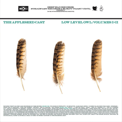 THE APPLESEED CAST - LOW LEVEL OWL VOL. 1 & 2 VINYL (LTD. 20TH ANNIVERSARY ED. TRANSLUCENT WHITE 3LP GATEFOLD)