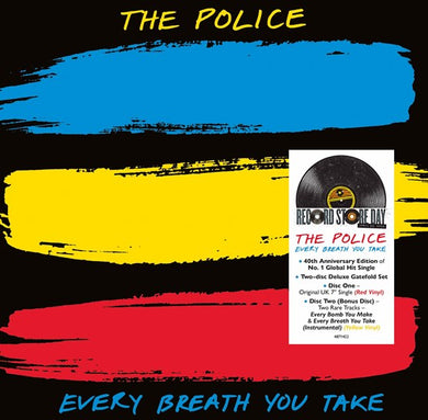 THE POLICE -  EVERY BREATH YOU TAKE VINYL (SUPER LTD. 'RECORD STORE DAY' ED. RED & YELLOW 2x 7
