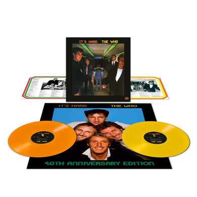 THE WHO - IT'S HARD - 40TH ANNIVERSARY EDITION VINYL (SUPER LTD. ED. RECORD STORE DAY ORANGE & YELLOW 2LP)