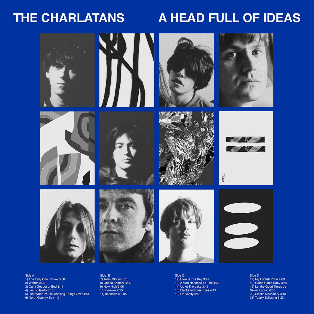 THE CHARLATANS - A HEAD FULL OF IDEAS VINYL (LTD. ED. OPAQUE 3LP GATEFOLD)