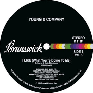 YOUNG & COMPANY - I LIKE (WHAT YOU'RE DOING TO ME) VINYL (SUPER LTD. ED. 'RECORD STORE DAY' 12")